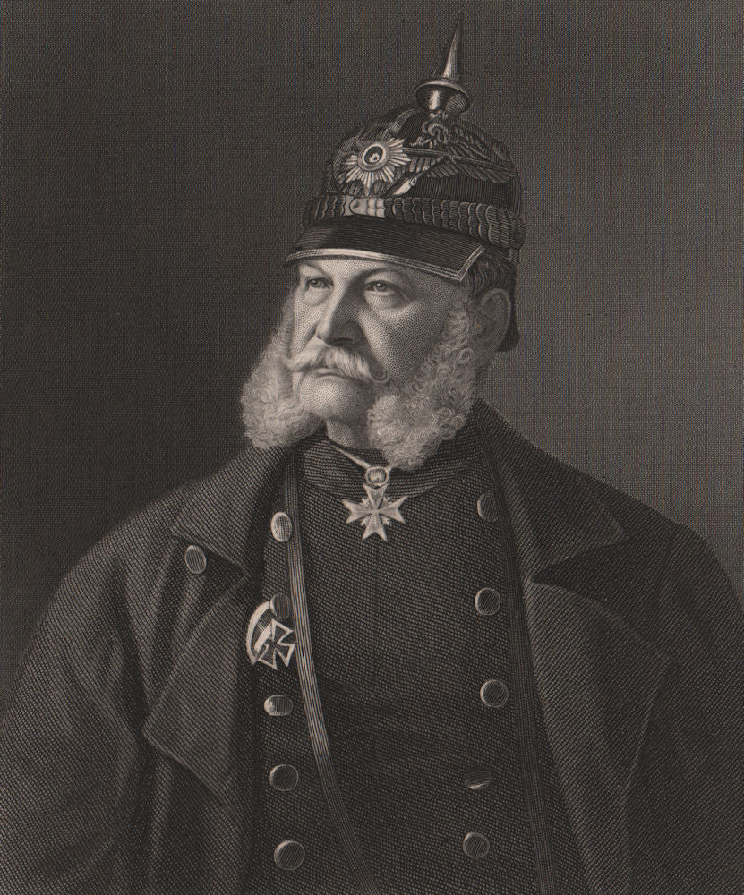 FRANCO-PRUSSIAN WAR. William, I. King of Prussia & Emperor of Germany 1875
